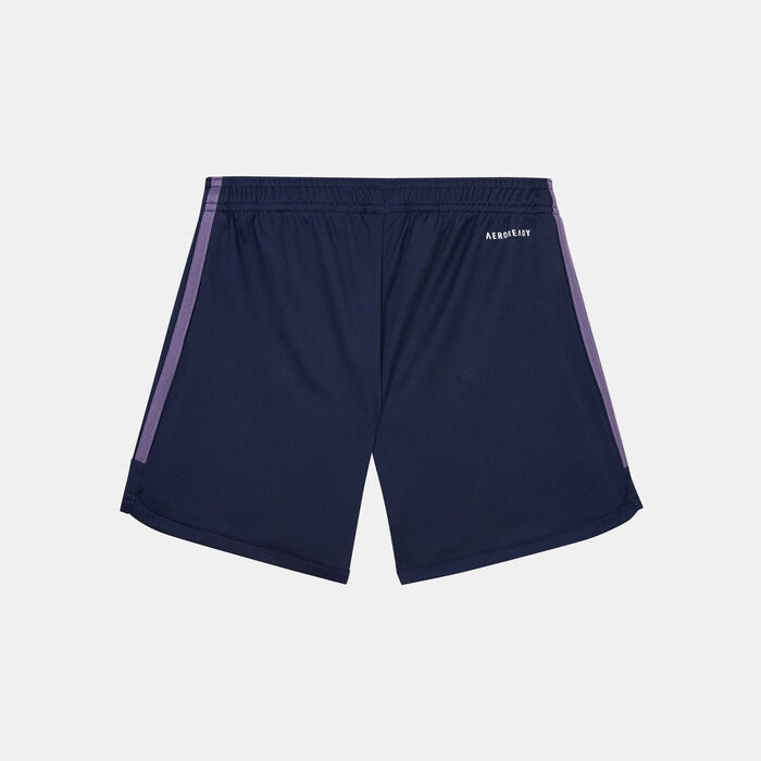 adidas Kids' Real Madrid Away Shorts - 2023/24 Blue image number 1