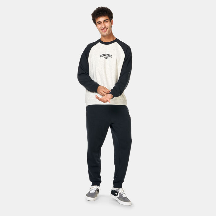 Converse Men's Retro Chuck Sweatshirt Grey Converse Men's Retro Chuck Sweatshirt Grey image number 2