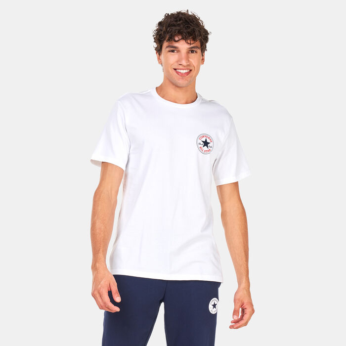 Converse Men's Chuck Patch Remix T-Shirt White Converse Men's Chuck Patch Remix T-Shirt White image number 0