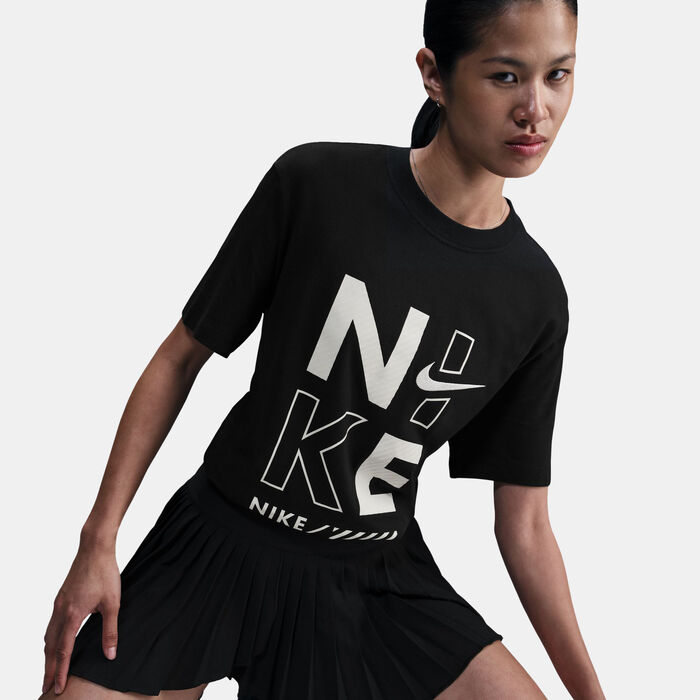 Nike Women's Sportswear T-Shirt Black Nike Women's Sportswear T-Shirt Black image number 3