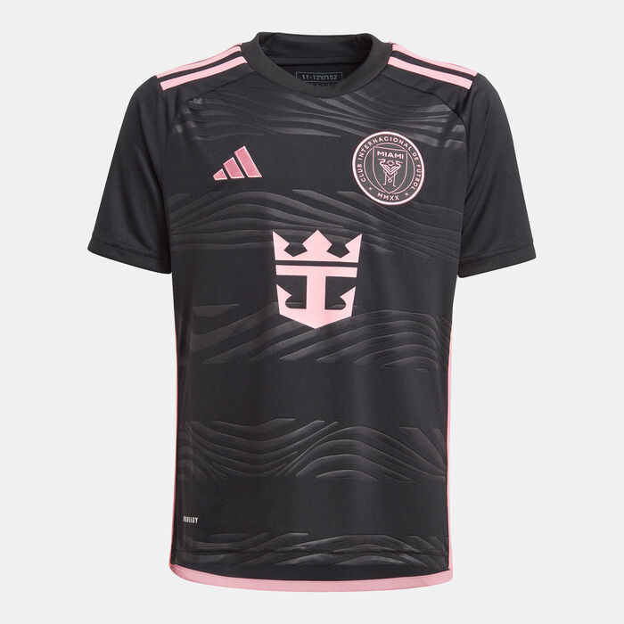 adidas Kids' Inter Miami Lionel Messi Away Football Jersey - 2023/24 Black adidas Kids' Inter Miami Lionel Messi Away Football Jersey - 2023/24 Black image number 0