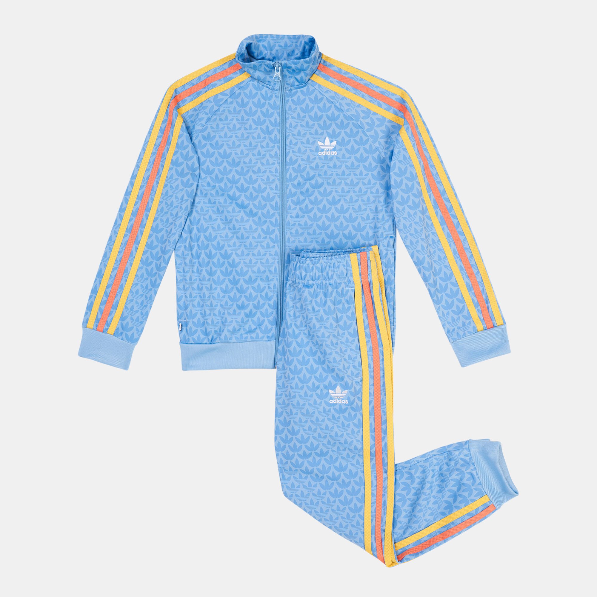 Kids Monogram Print Track Suit