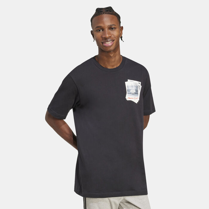 adidas Men's Memories Of Sport Graphic T-Shirt Black image number 2