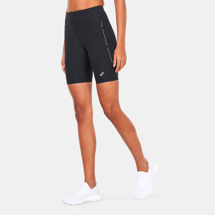 ASICS Women's Race Sprinter Short Leggings Black ASICS Women's Race Sprinter Short Leggings Black image number 0