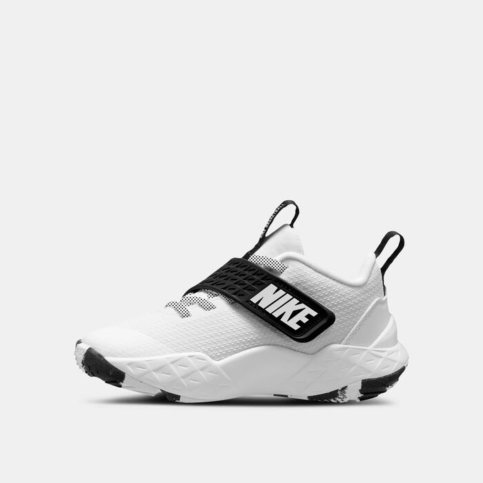 Nike Kids' Team Hustle D Basketball Shoes White image number 1