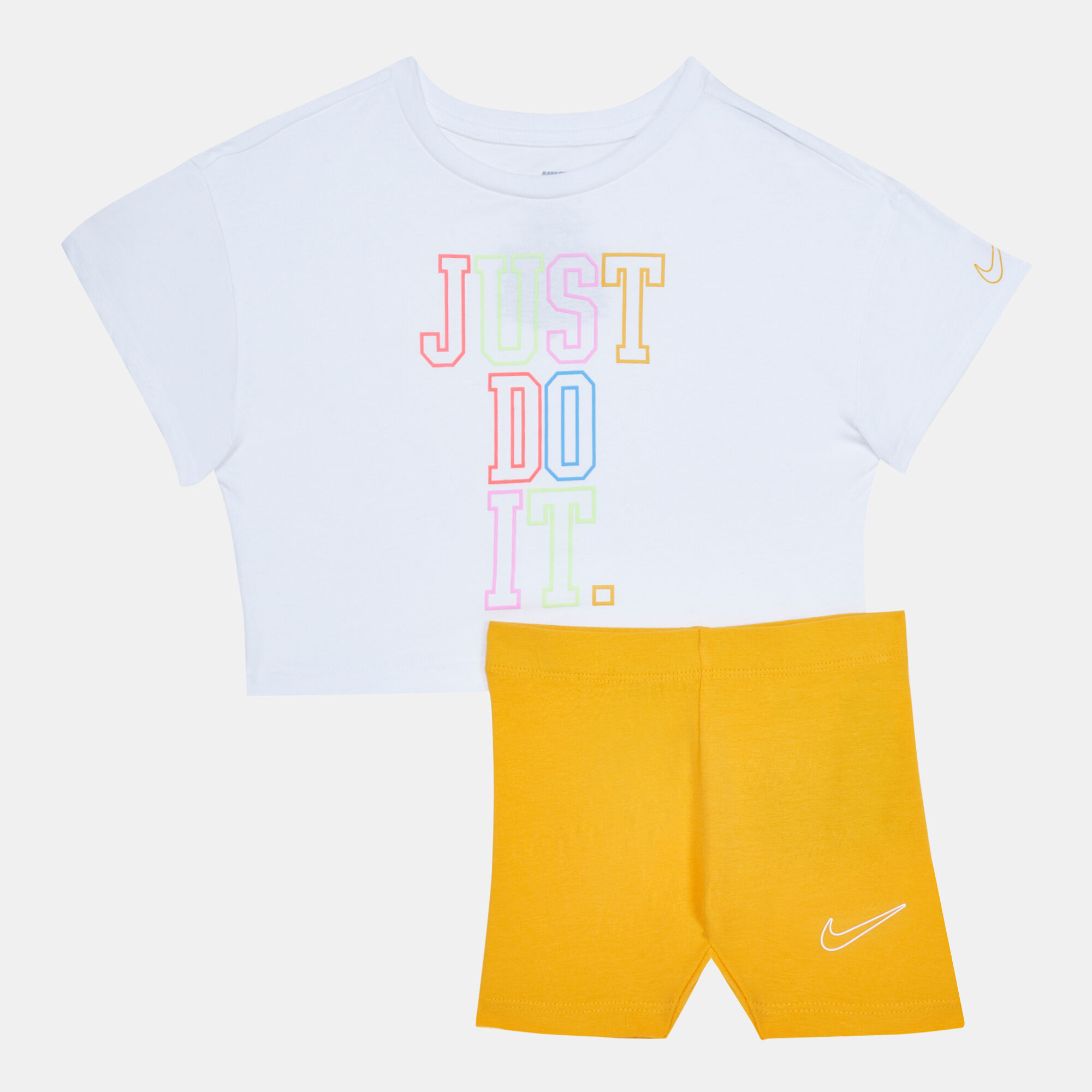 Nike yellow bike shorts online