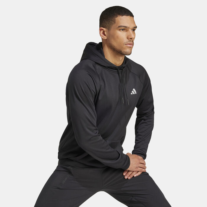 adidas Game and Go 3-Stripes Training Hoodie Black adidas Game and Go 3-Stripes Training Hoodie Black image number 2