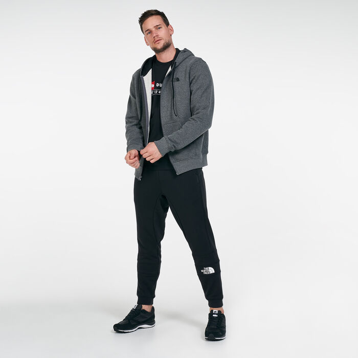 The North Face Men's Open Gate Full Zip Hoodie Grey The North Face Men's Open Gate Full Zip Hoodie Grey image number 4