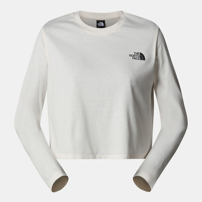 The North Face Women's Simple Dome Crop Top White image number 0
