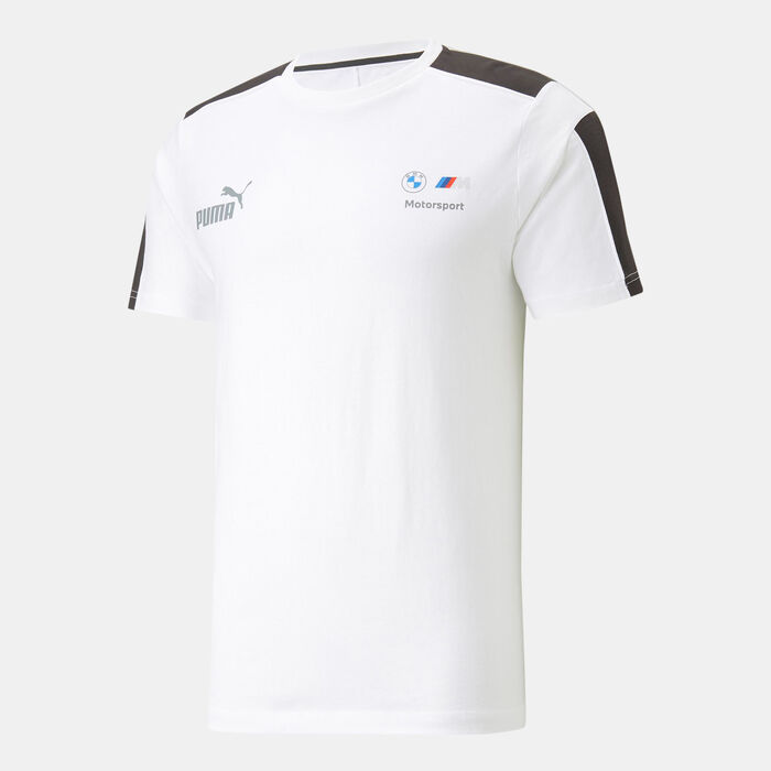 PUMA Men's BMW MMS MT7 T-Shirt White PUMA Men's BMW MMS MT7 T-Shirt White image number 0