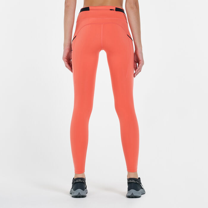 Buy Nike Women's Epic Luxe Trail Leggings Orange in KSA -SSS