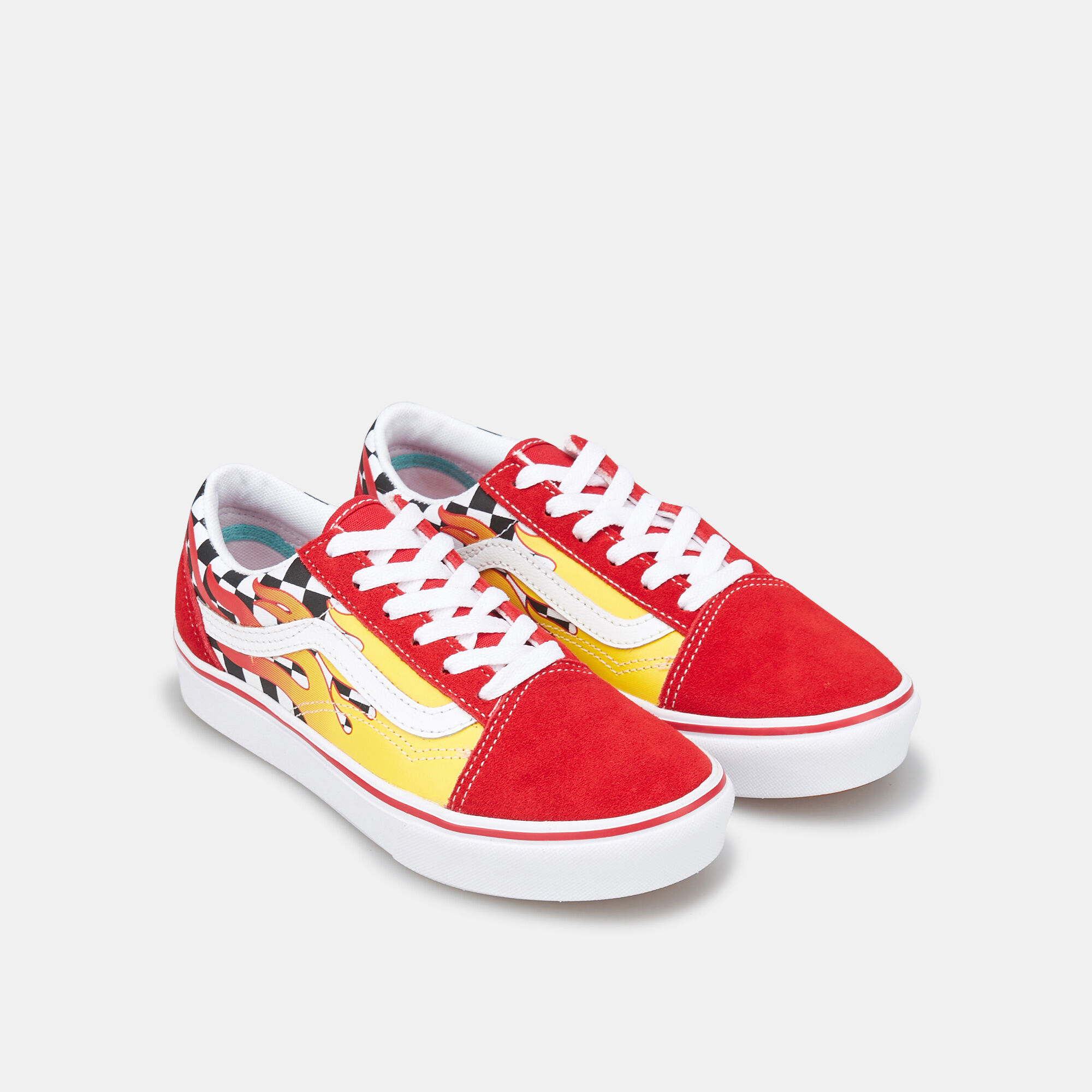 Buy Vans Kids Flame ComfyCush Old Skool Unisex Shoe Older Kids