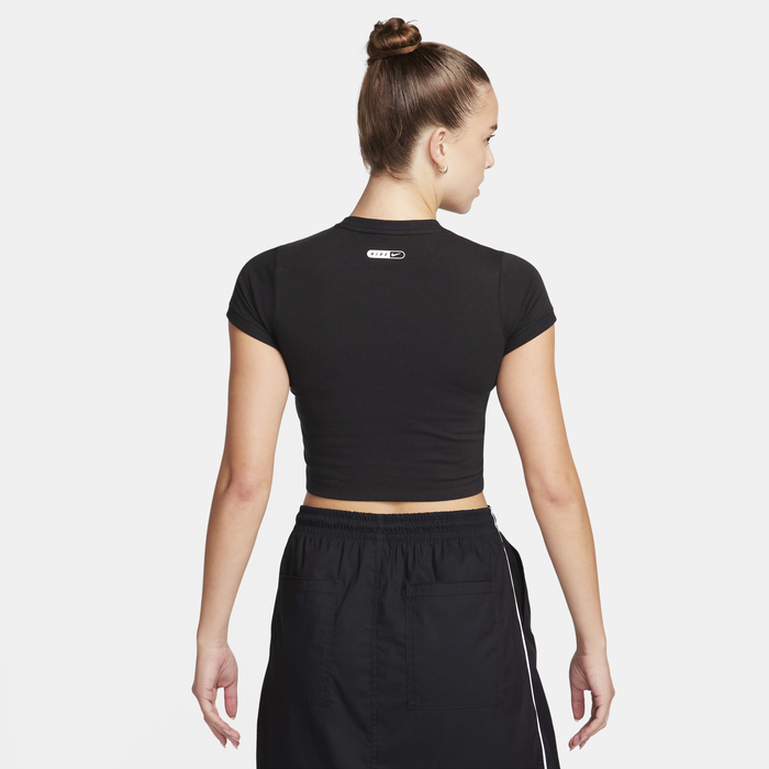 Nike Women's Sportswear Essential Crop Top Black image number 1