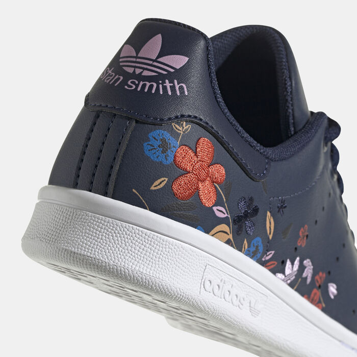 adidas Originals Kids' Stan Smith Shoes Blue adidas Originals Kids' Stan Smith Shoes Blue image number 4