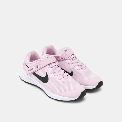 Nike Kids' Revolution 6 FlyEase Shoe Pink