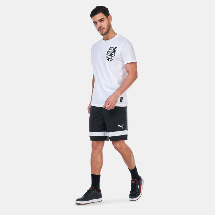 PUMA Men's individualRISE Football Shorts Black image number 2