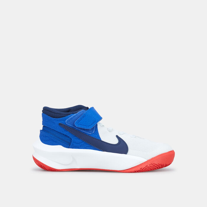 Nike Kids' Team Hustle D 10 FlyEase Shoe (Older Kids) White Nike Kids' Team Hustle D 10 FlyEase Shoe (Older Kids) White image number 0