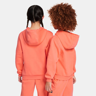 Nike Kids' Erling Haaland Club Hoodie Orange