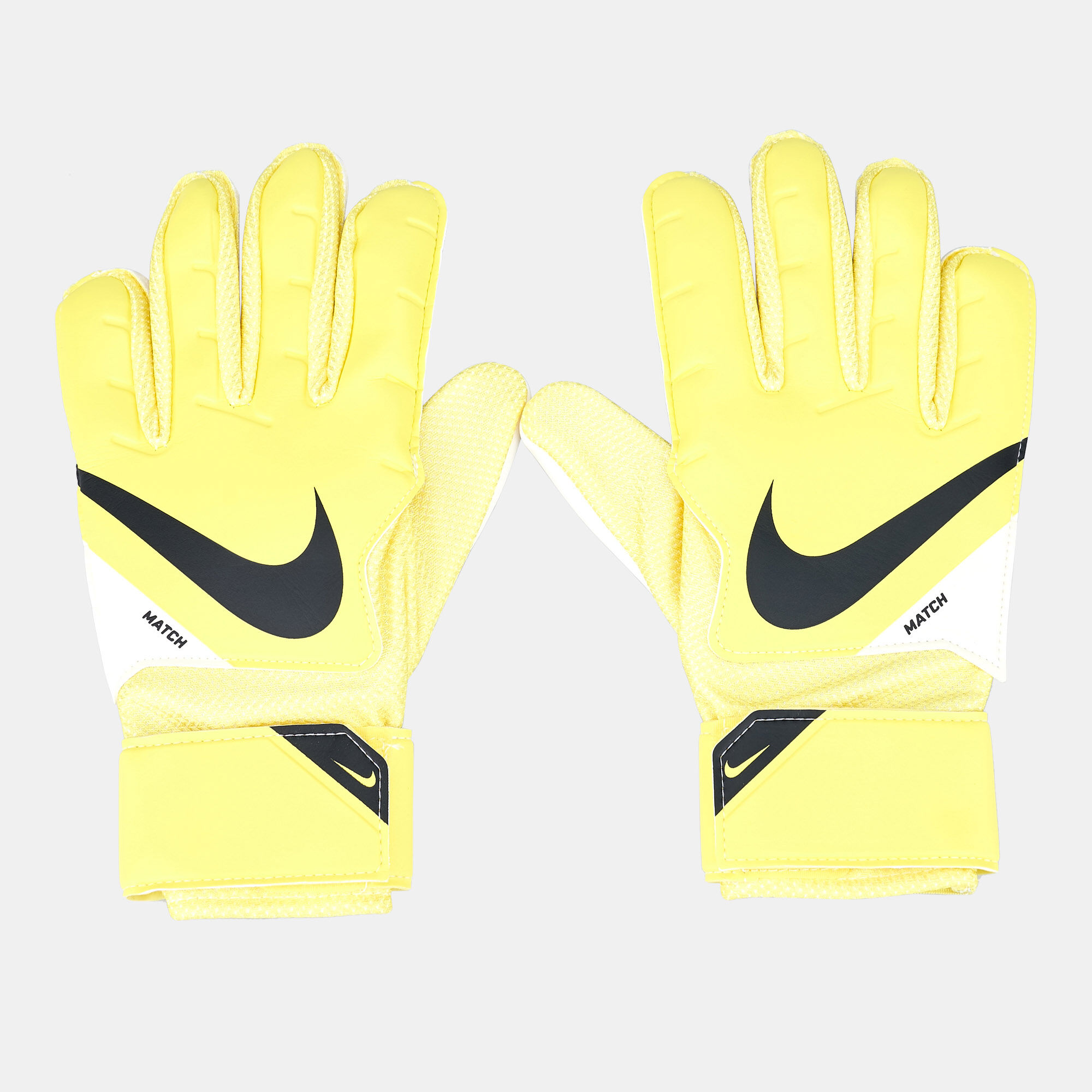 Yellow nike goalkeeper gloves discount