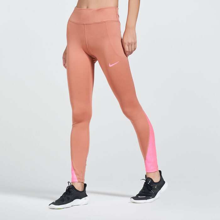 Nike Running Fast Dri-FIT leggings in pink