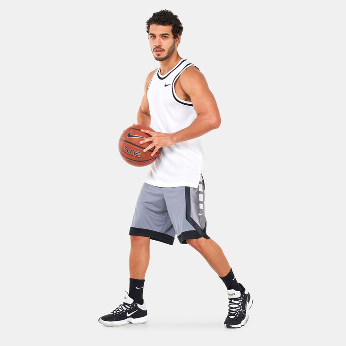 Nike Men's Dri-FIT Elite 10-inch Basketball Shorts Grey Nike Men's Dri-FIT Elite 10-inch Basketball Shorts Grey image number 2