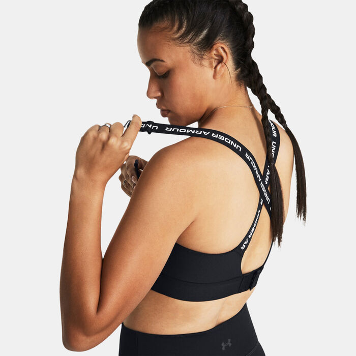 Under Armour Women's Infinity 2.0 High-Support Training Sports Bra Black Under Armour Women's Infinity 2.0 High-Support Training Sports Bra Black image number 2