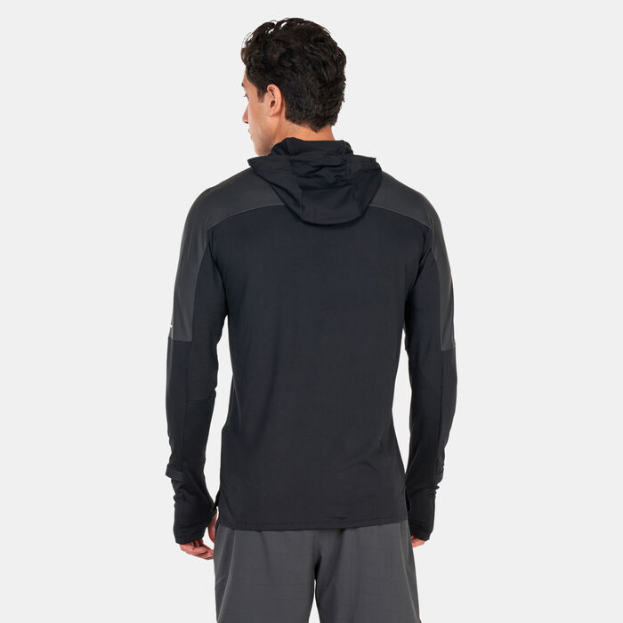 Nike Men's Dri-FIT Trail Running Hoodie Black Nike Men's Dri-FIT Trail Running Hoodie Black image number 1