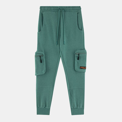 Sun and Sand Sports Kids' Cargo Joggers Green Sun and Sand Sports Kids' Cargo Joggers Green