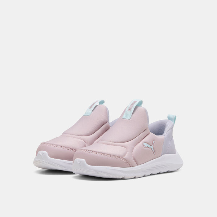 PUMA Kids' Fun Racer 2 Sliptech Shoes Green PUMA Kids' Fun Racer 2 Sliptech Shoes Green image number 1
