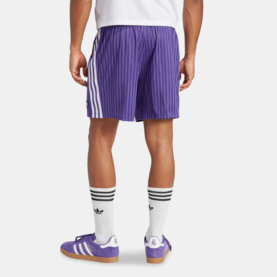 adidas Men's Real Madrid Terrace Icons Shorts Purple