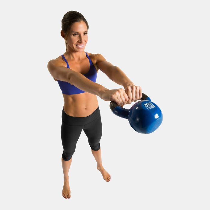 GoFit Kettlebell - 20lbs (Approx 9kg) Blue GoFit Kettlebell - 20lbs (Approx 9kg) Blue image number 1