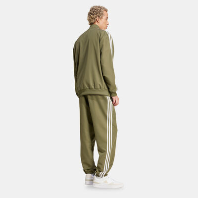 adidas Men's 3-Stripes Woven Track Suit Green