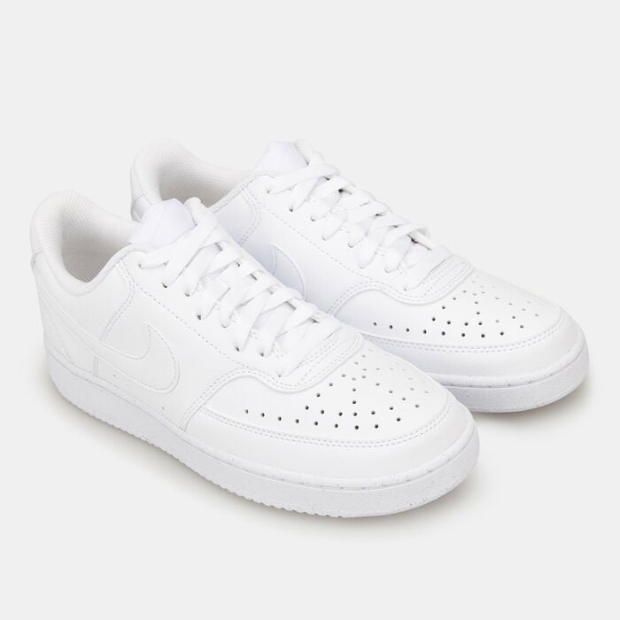 Nike Women's Court Vision Low Next Nature Shoes White Nike Women's Court Vision Low Next Nature Shoes White image number 1