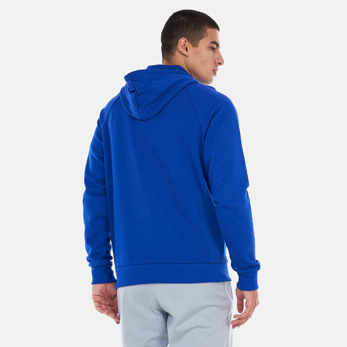 Under Armour Men's UA Rival Fleece Logo Hoodie Blue image number 1