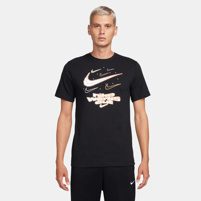 Nike Men's Dri-FIT Training T-Shirt Black Nike Men's Dri-FIT Training T-Shirt Black image number 0