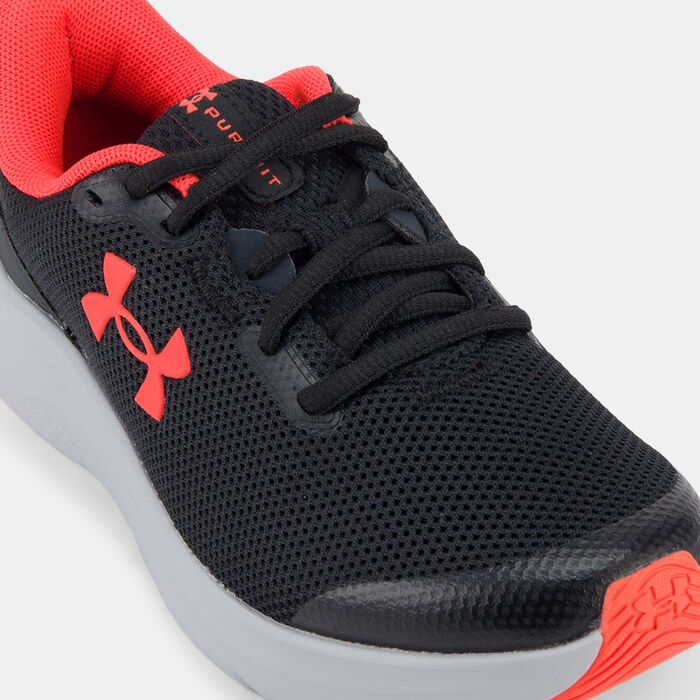 Under Armour Kids' Pursuit 4 Running Shoes Black image number 4