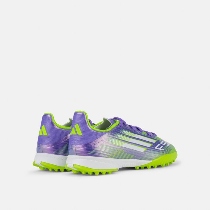 adidas Kids' F50 League Turf Ground Football Shoes Purple adidas Kids' F50 League Turf Ground Football Shoes Purple image number 2