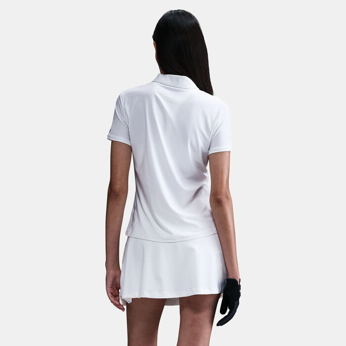 Nike Golf Women's Victory Dri-FIT Sleeveless Polo Shirt White Nike Golf Women's Victory Dri-FIT Sleeveless Polo Shirt White image number 1