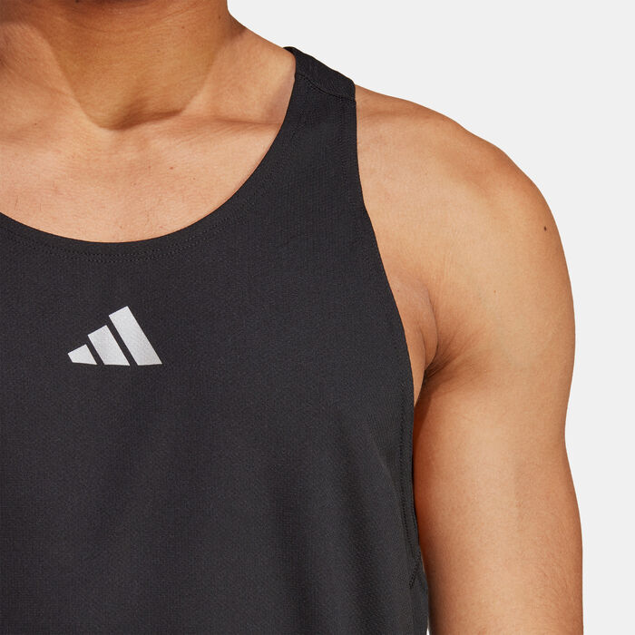 adidas Men's X-City Cooler Singlet Black image number 3