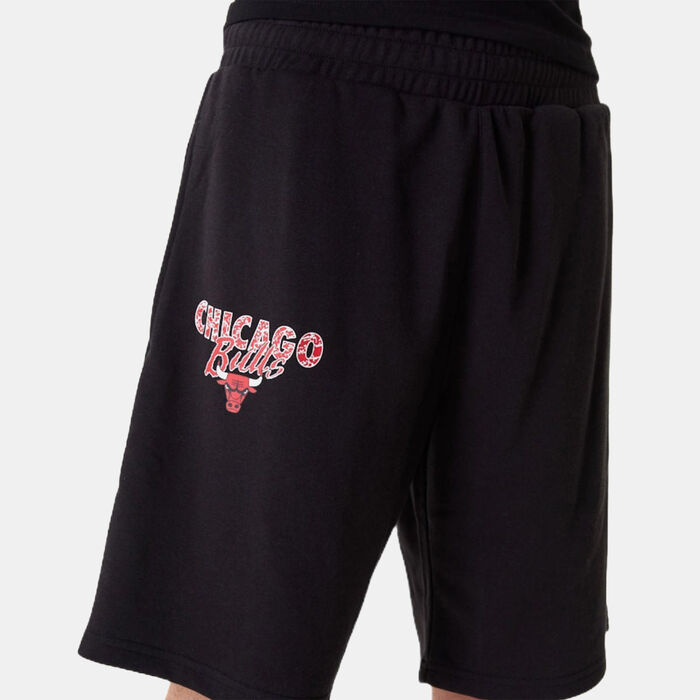 New Era Men's Chicago Bulls Team Script Shorts Black New Era Men's Chicago Bulls Team Script Shorts Black image number 3