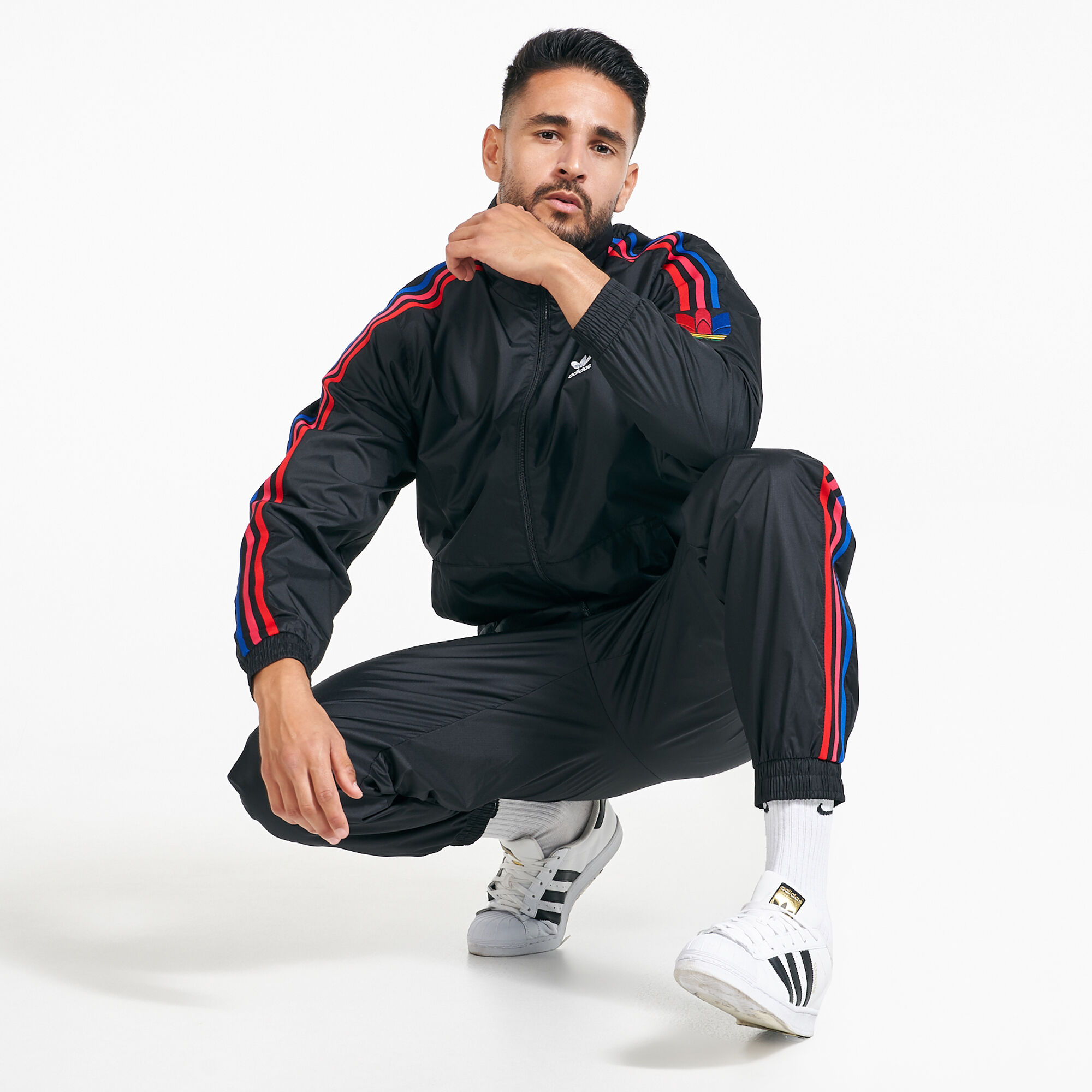 Buy adidas Men s 3D Trefoil 3 Stripe Track Jacket Black in KSA SSS