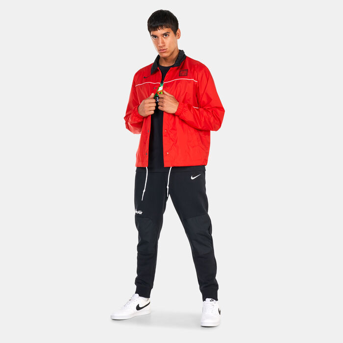 Nike Men's NBA Chicago Bulls Courtside Jacket Red image number 2