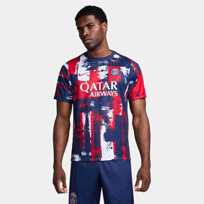 Nike Men's Paris Saint-Germain Dri-FIT Academy Pro Home Pre-Match Football Top Blue image number 0