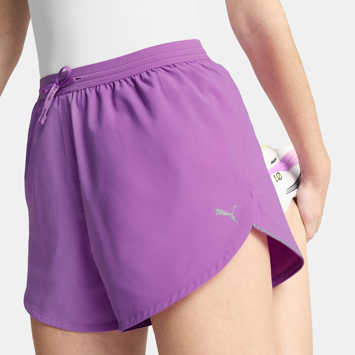 PUMA Women's Run ULTRAWEAVE Shorts Purple PUMA Women's Run ULTRAWEAVE Shorts Purple image number 3