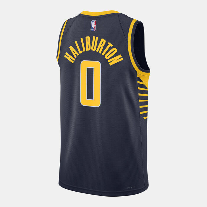 Nike Men's NBA 22/23 Indiana Pacers Icon Edition Swingman Basketball Jersey Blue Nike Men's NBA 22/23 Indiana Pacers Icon Edition Swingman Basketball Jersey Blue image number 1