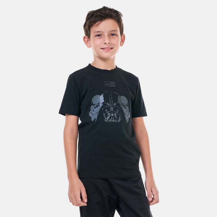 adidas Kids' Star Wars Graphic T-Shirt Black adidas Kids' Star Wars Graphic T-Shirt Black image number 0