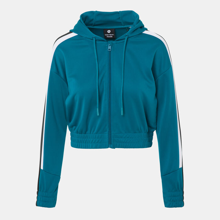 Sun and Sand Sports Women's Zipper Hoodie Red image number 0