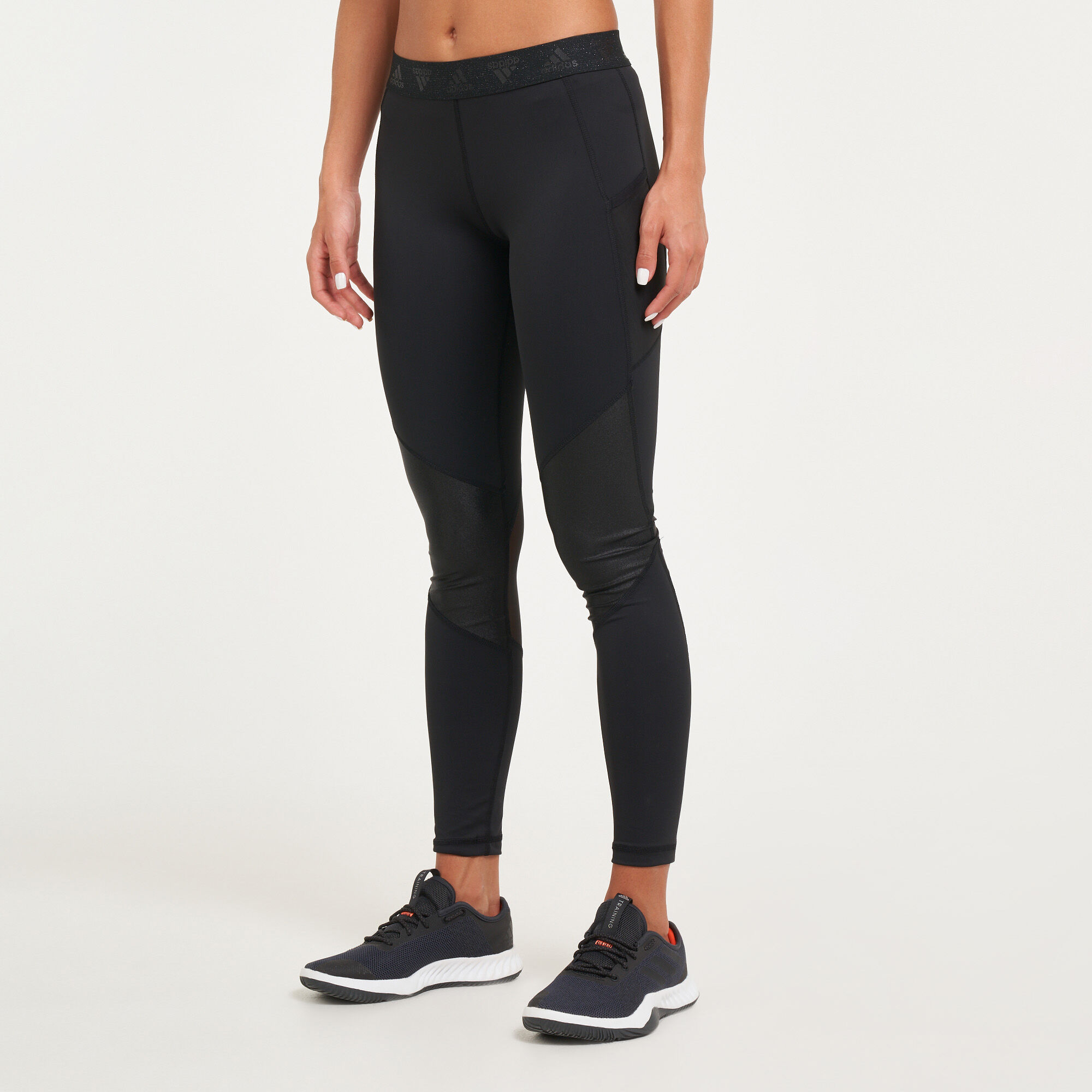 Adidas women's alphaskin tights top