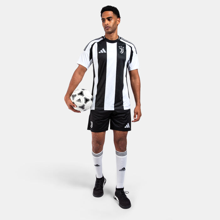 adidas Men's Juventus Replica Home Football Shorts - 2024/25 White adidas Men's Juventus Replica Home Football Shorts - 2024/25 White image number 2