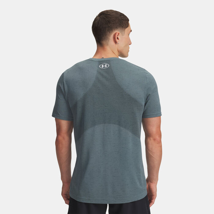Under Armour Men's Vanish Seamless T-Shirt Blue Under Armour Men's Vanish Seamless T-Shirt Blue image number 1